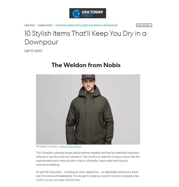 Nobis Weldon on USA Today 10 Best