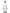 Men's knee length reversible down-filled parka with non-removable hood in Chalk