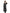 Women's knee length down filled parka with fur trim hood in Black