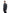 Men's waist length military style jacket in Black