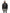 Men's down fileld waist length bomber jacket with shirt style rabbit fur collar in Black