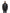 Men's down fileld waist length bomber jacket with shirt style rabbit fur collar in Black