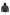 Men's hip length mid layer jacket with non-removable hood and two-way zipper in Black