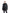 Haelyn Ladies Short Utility Parka in thigh length, 3-Ply Micro Denier fabrication, Premium Canadian White Duck Down insulation, removable down-filled hood, two-way centre front zipper, hidden adjustable cord at waist, adjustable snap cuffs, and four exterior patch pockets at front, in Black