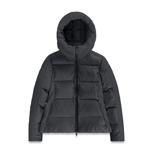 Halle Women's Performance Puffer Jacket in Black