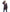Women's mid length down filled overcoat in Heather Burgundy