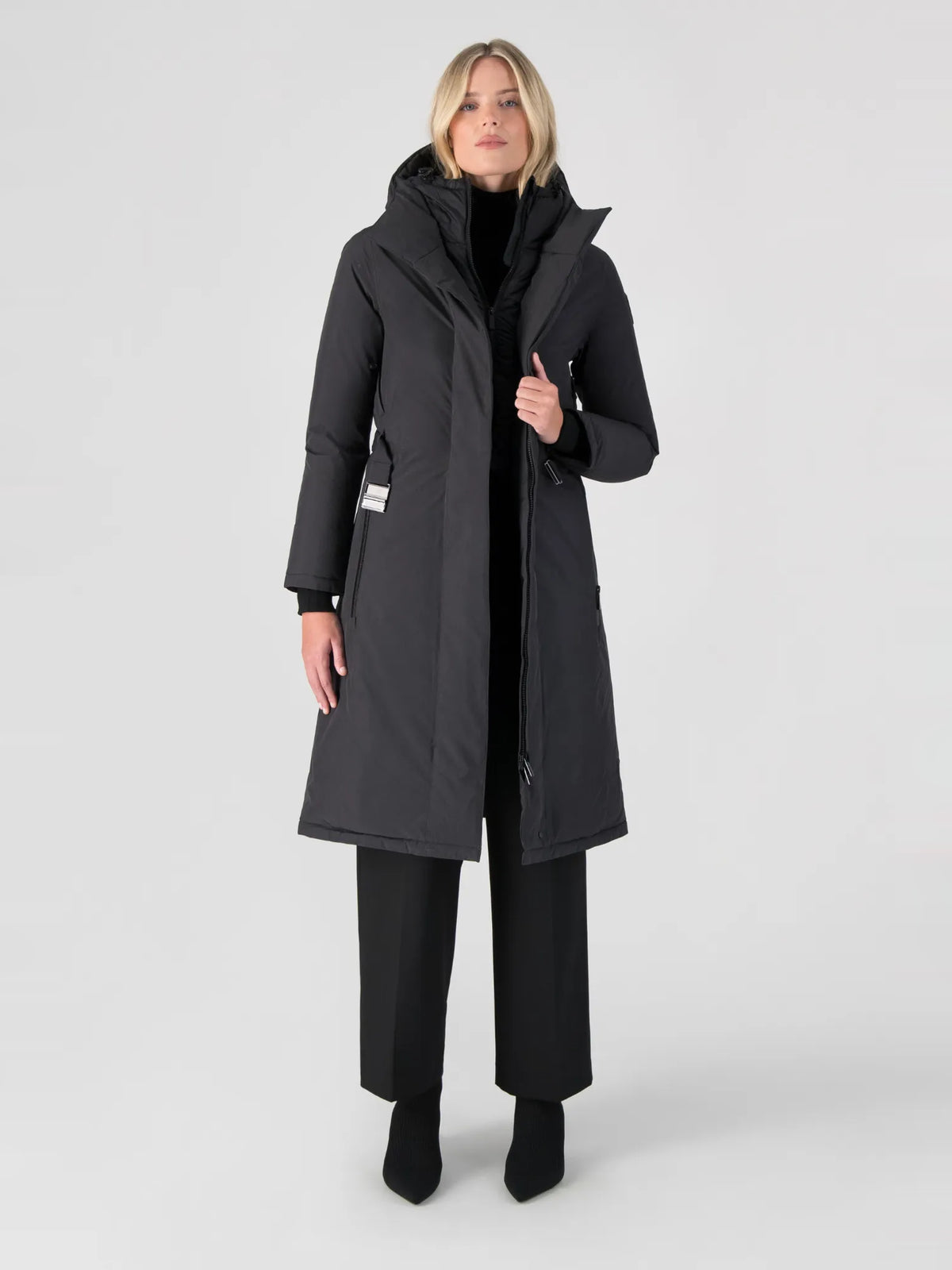 Lara Women's Belted Parka