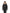Kid's waist length down bomber jacket with fur trim hood in Black