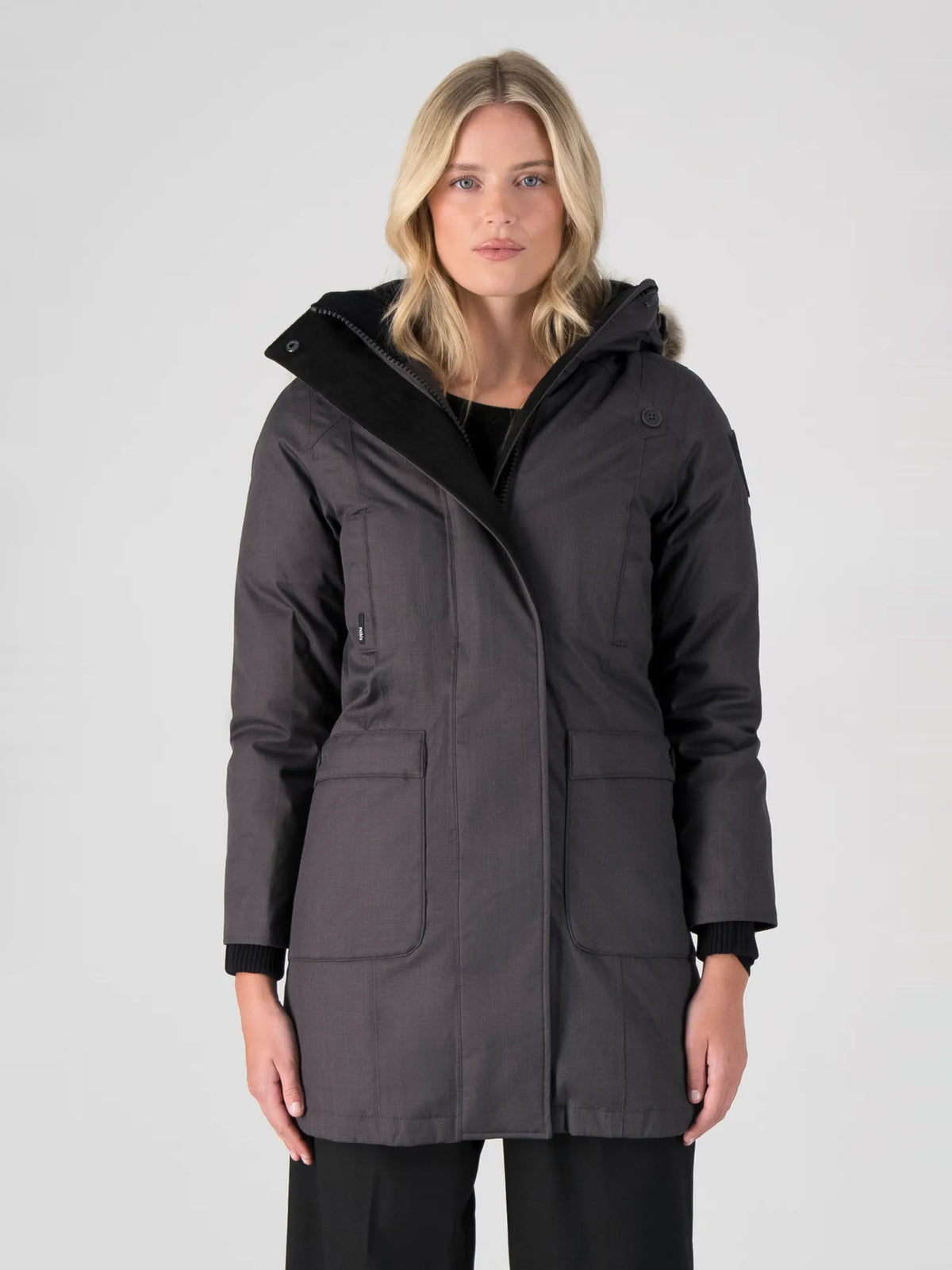 Merideth Women's Parka - Steel Grey