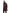 Best selling women's down filled knee length parka with removable down filled hood in Merlot
