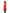 Women's thigh length raincoat with collar and non-removable hood in Vermillion