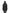 Women's thigh length raincoat with collar and non-removable hood in Black