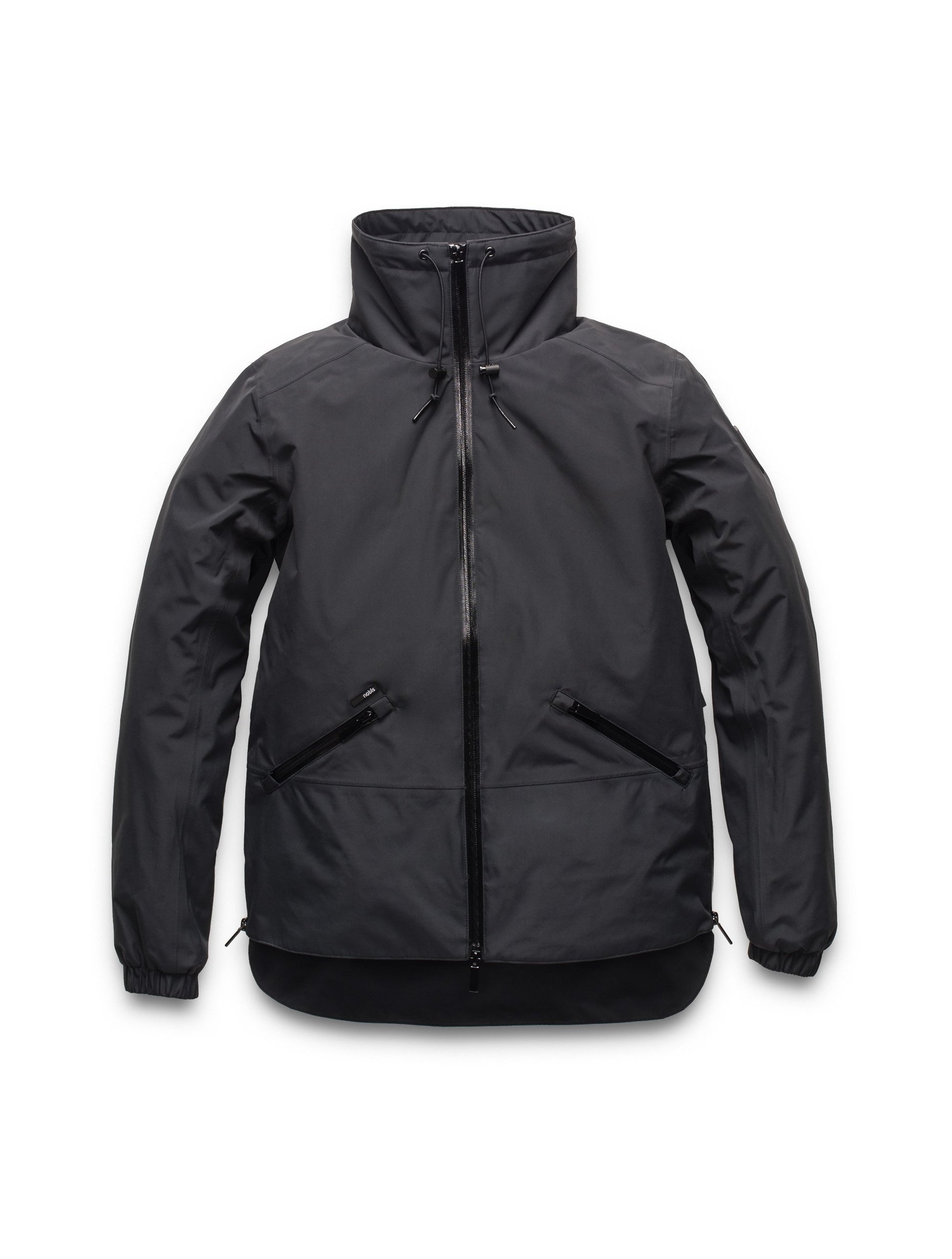 Leah waist length women's jacket in Black