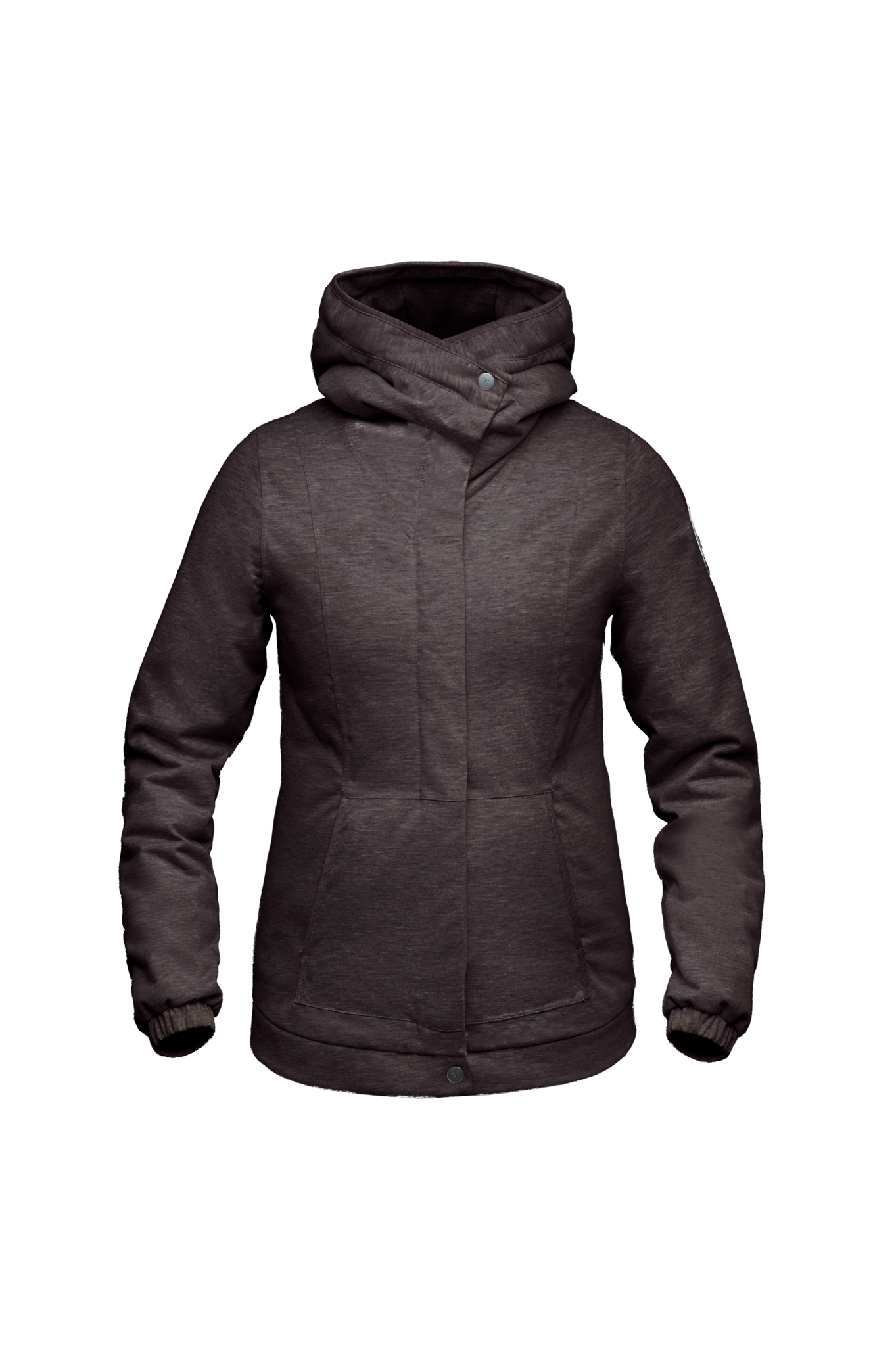 Women's Hoodie with Kangaroo style pocket in Maroon
