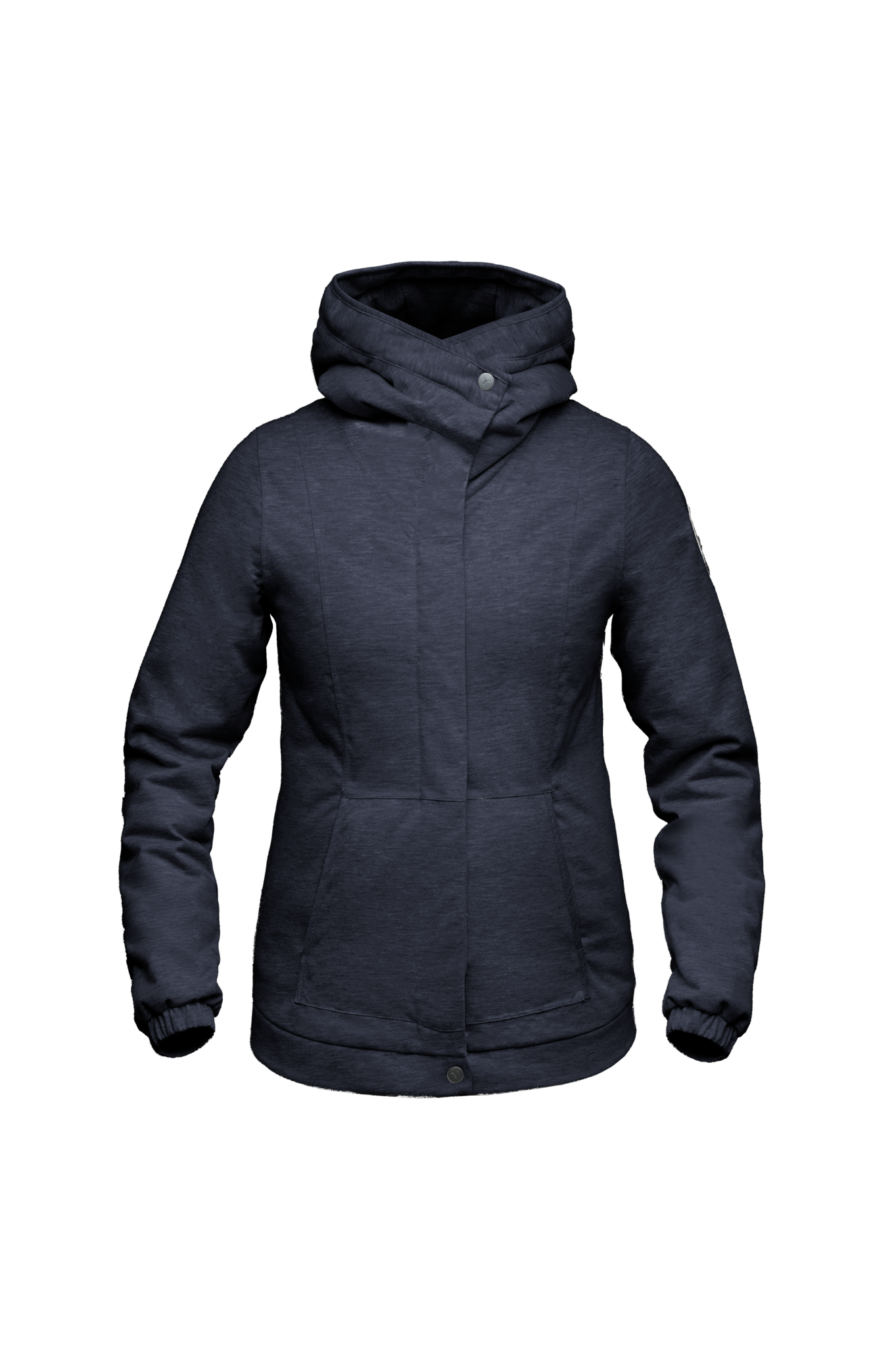 Women's Hoodie with Kangaroo style pocket in Navy